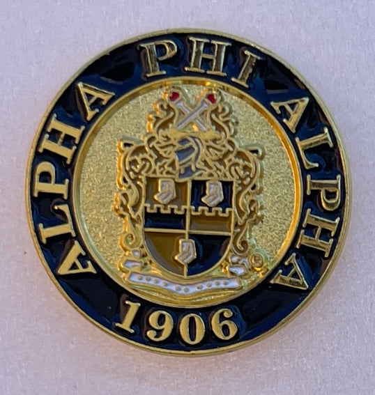 Alpha Phi Alpha Shield Lapel Pin